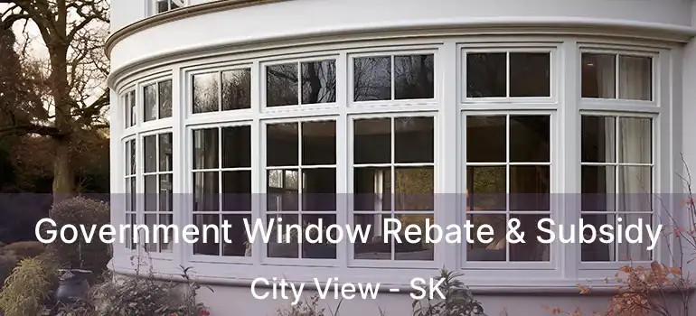 Government Window Rebate & Subsidy City View - SK