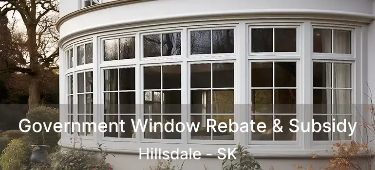 Government Window Rebate & Subsidy Hillsdale - SK